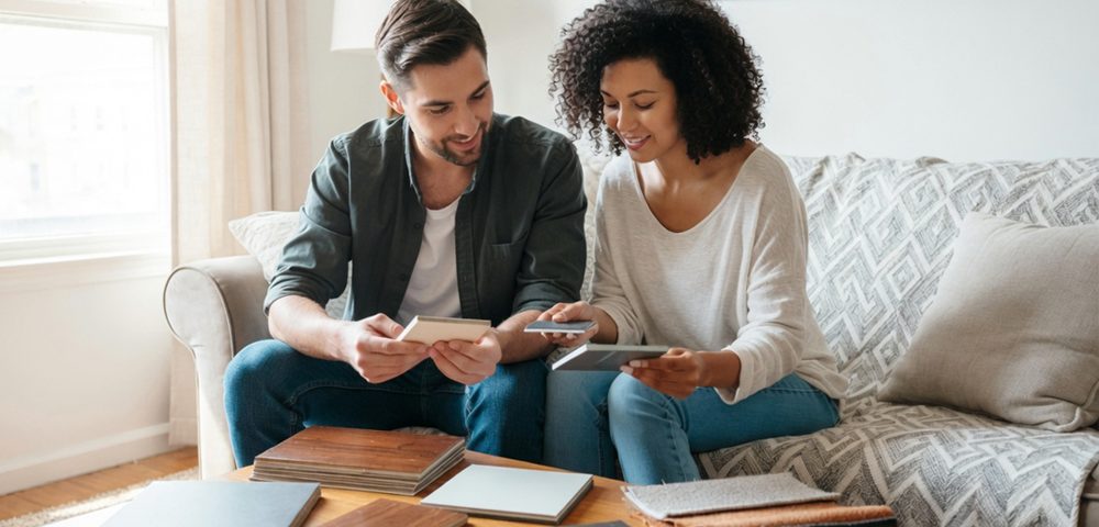 Experience the convenience of an in-home flooring showroom